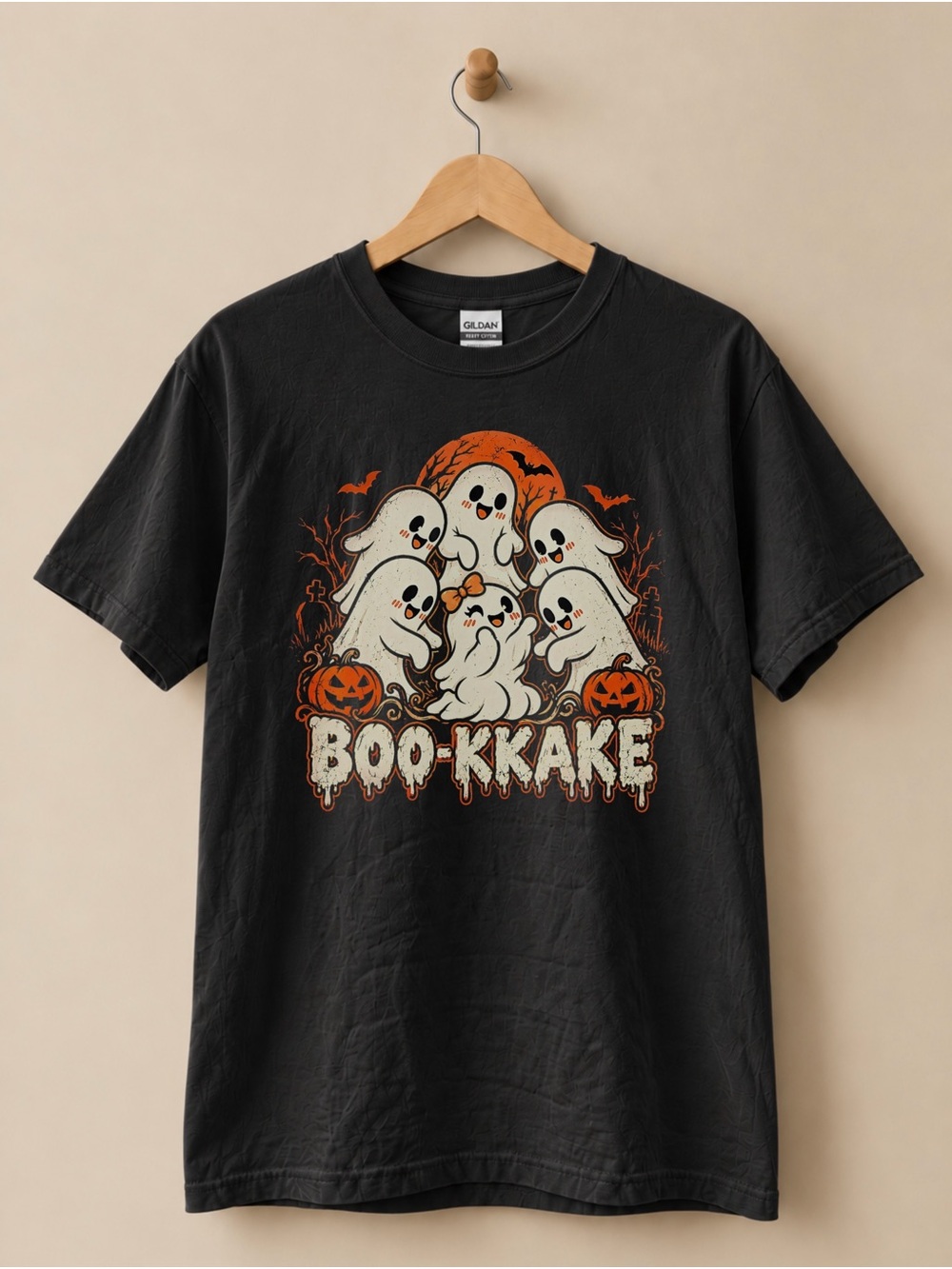 Boo Ghost Graphic Tee Halloween T-Shirt